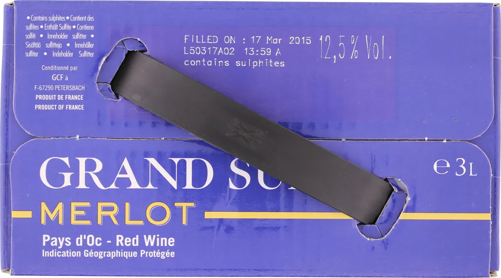 Grand Sud Merlot 13% 3,0L BiB (F) 5 Grand Sud Merlot 13% 3,0L BiB (F) – Bild 3