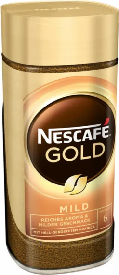 Nescafé® Nescafé Gold Mild | Löslicher Kaffee | 200g-Glas -Drink World Store 915061ecb8189349529e3ab8b2c37ac6
