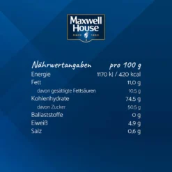 MAXWELL HOUSE Typ Cappuccino Löslicher Kaffee 3 X 500 G Instantkaffee 15 MAXWELL HOUSE Typ Cappuccino Löslicher Kaffee 3 X 500 G Instantkaffee -Drink World Store 9380500b77cc0c96ec27714a22f4c87b