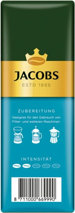 JACOBS Auslese Mild + Sanft Filterkaffee 12 X 500 G Kaffee Gemahlen 11 JACOBS Auslese Mild + Sanft Filterkaffee 12 X 500 G Kaffee Gemahlen -Drink World Store 949b36620280bbc2143d453923322377 1