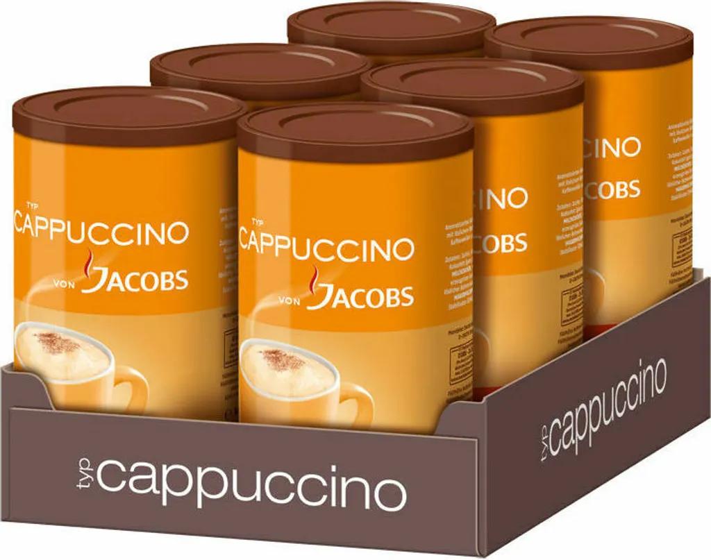 JACOBS Typ Cappuccino 6 Dosen 6 X 400 G 3 JACOBS Typ Cappuccino 6 Dosen 6 X 400 G