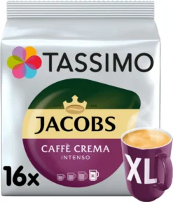 Tassimo Jacobs Caffè Crema Intenso XL | 16 T Discs, Kaffeekapseln -Drink World Store 96508a4d628b3d841842c41a7c91da9c