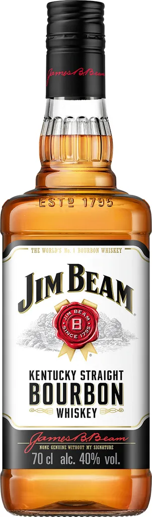 Jim Beam Kentucky Straight Bourbon Whiskey | 40 % Vol | 0,7 L 3 Jim Beam Kentucky Straight Bourbon Whiskey | 40 % Vol | 0,7 L