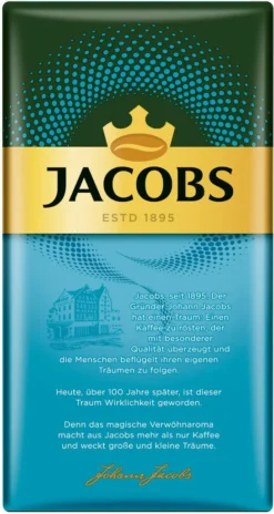 JACOBS Auslese Mild + Sanft Filterkaffee 12 X 500 G Kaffee Gemahlen 10 JACOBS Auslese Mild + Sanft Filterkaffee 12 X 500 G Kaffee Gemahlen -Drink World Store 98644091575d142895ee201f3d037d99 1