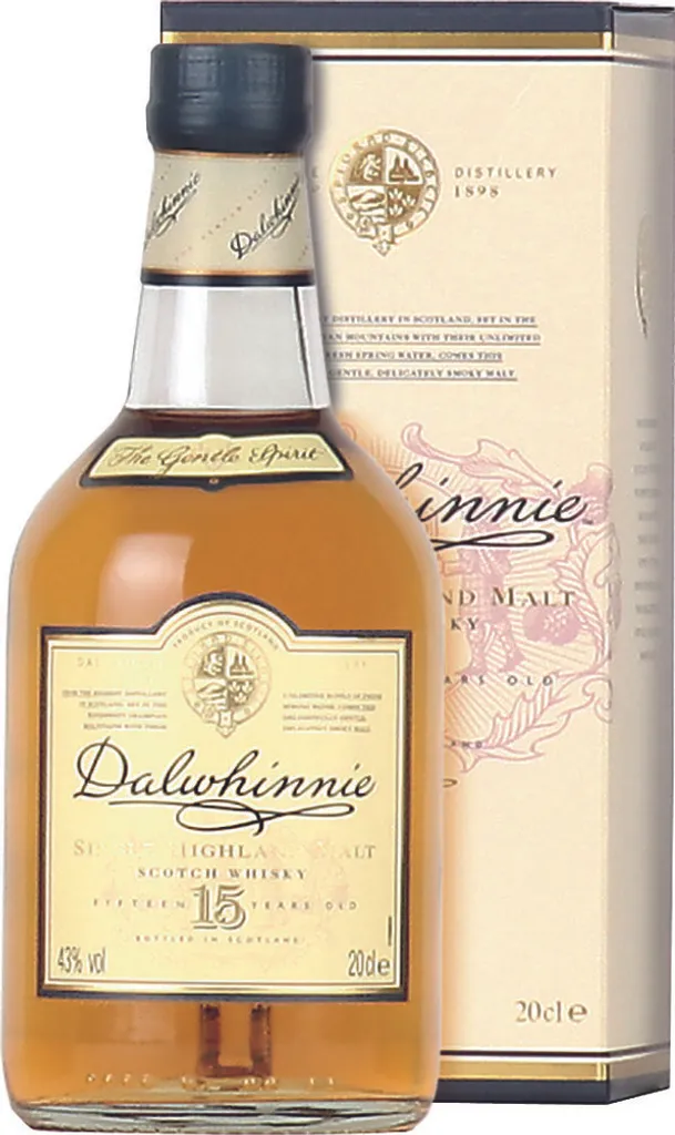 Dalwhinnie 15 Jahre Highland Single Malt Scotch Whisky 0,2l, Alc. 43 Vol.-% 4 Dalwhinnie 15 Jahre Highland Single Malt Scotch Whisky 0,2l, Alc. 43 Vol.-% – Bild 2