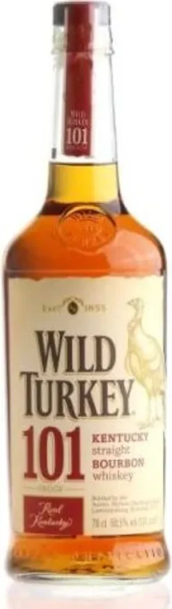 Wild Turkey 101 Kentucky Straight Bourbon Whiskey | 50,5 % Vol | 0,7 L -Drink World Store 9ca80006e0d89afef9f79621cd6db29a