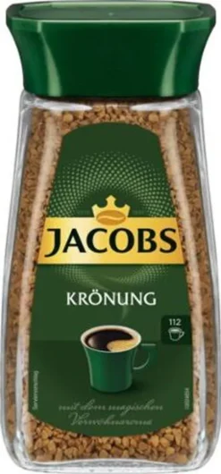 Jacobs Krönung Klassisch | Löslicher Kaffee | 200g-Glas -Drink World Store 9deb5d11ee4187dd26cf7a2525a8d904