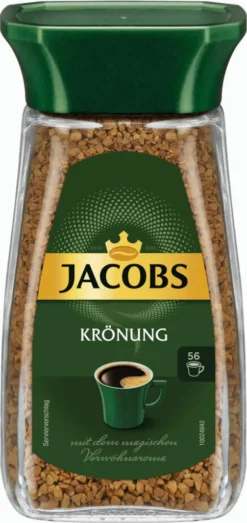 JACOBS Krönung 6 X 100g Löslicher Kaffee Instantkaffee 6 Gläser Löskaffee -Drink World Store 9f3814c970b0e949c72311ebb0986f23