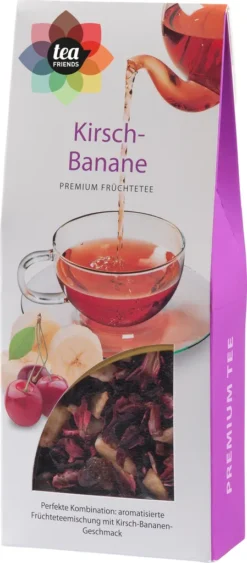Abraham`s Tea House 90g Kirsch-Banane Loser Aromatisierter Früchtetee