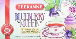 Teekanne Blueberry Muffin Einmalig Süß Früchtetee Aromatisiert 41g 9 Teekanne Blueberry Muffin Einmalig Süß Früchtetee Aromatisiert 41g -Drink World Store a1ff86f5e330507450e470e97f1750cd