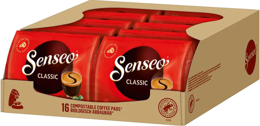 SENSEO Pads Classic Senseopads 10 X 16 Getränke - 160 Pads 3 SENSEO Pads Classic Senseopads 10 X 16 Getränke - 160 Pads