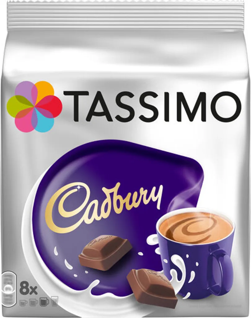 Tassimo® Cadbury®, Heisse Schokolade, 8 MAXI-Kapseln,= 8 Getränke 3 Tassimo® Cadbury®, Heisse Schokolade, 8 MAXI-Kapseln,= 8 Getränke