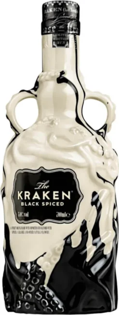 The Kraken Black Spiced Rum Limited Black & White Ceramic Edition 2017 0,7L (40% Vol.)