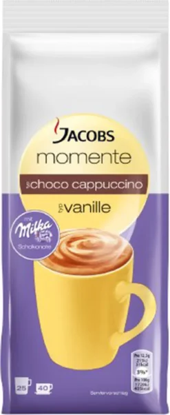 Jacobs Choco Cappuccino Typ Vanille 500g -Drink World Store a52094103aba510f15f6221e49d9d914