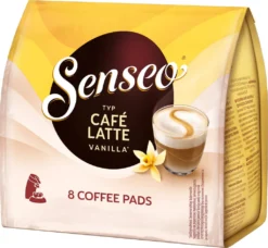 Senseo Café Latte Vanilla 10er Pack Kaffee Pads 10x 8 Pads, 80 Getränke 17 Senseo Café Latte Vanilla 10er Pack Kaffee Pads 10x 8 Pads, 80 Getränke -Drink World Store a97f1a2b0dceb441a06ac8ca36287a61