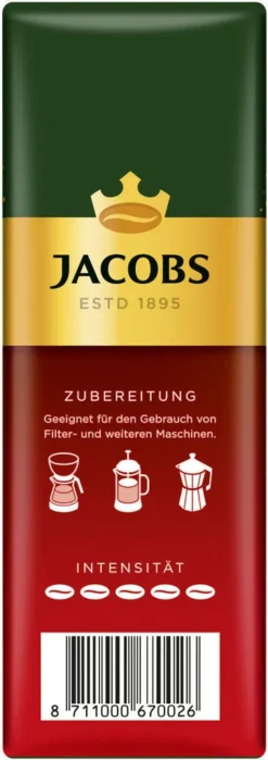 JACOBS Filterkaffee Meisterröstung 6 X 500 G Röstkaffee Gemahlen Pulverkaffee + 1 Becher + 1 Dose -Drink World Store ac5d14d220d2a2155a4589dfbeca8ed2