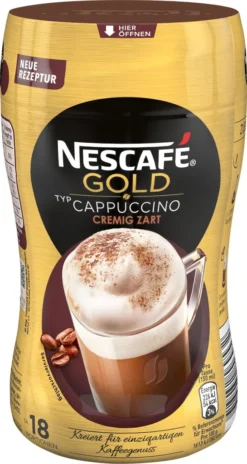 Nescafé® Nescafé Gold Typ Cappuccino Cremig Zart | 250g 20 Nescafé® Nescafé Gold Typ Cappuccino Cremig Zart | 250g -Drink World Store aeae96d8a9071707e78f0e42d100ccce
