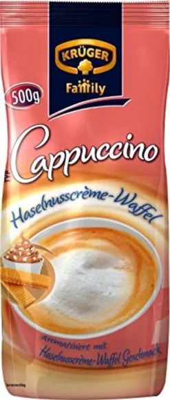 Krüger Family Cappuccino Haselnusscrème- Waffel | 500-g-Beutel 5 Krüger Family Cappuccino Haselnusscrème- Waffel | 500-g-Beutel -Drink World Store af8d81365bdfe5a5b489ec1943231847