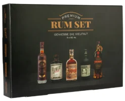 Premium Rum Tasting Set 5 X 0,05 L | Ron Centenario Solera 20 Fundación, Remedy Spiced Rum, Don Papa Rum 7 Jahre, Botucal Reserva Exclusiva & Ron Prohibido Gran Reserva Solera 15 -Drink World Store aff11a90ea944c58bf9b720cbff33f42