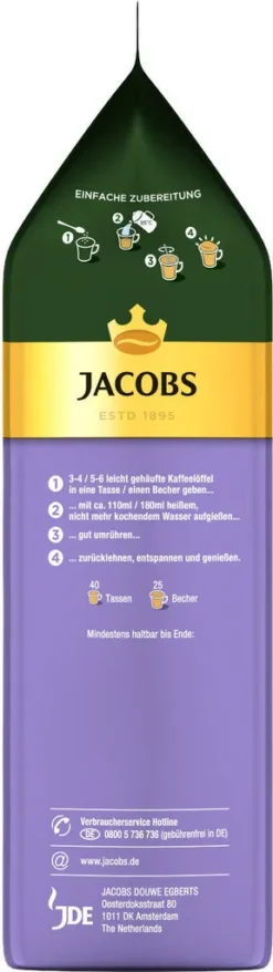 JACOBS Typ Cappuccino Choco So Leicht Mit Milka Geschmack 12 Beutel - 12 X 400g 13 JACOBS Typ Cappuccino Choco So Leicht Mit Milka Geschmack 12 Beutel - 12 X 400g -Drink World Store b25f1ecca0b636b1fbeaf4456d490100