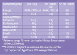 JACOBS Typ Cappuccino Choco So Leicht Mit Milka Geschmack 12 Beutel - 12 X 400g 10 JACOBS Typ Cappuccino Choco So Leicht Mit Milka Geschmack 12 Beutel - 12 X 400g -Drink World Store b29eb38e81f1fc0c0689c69210552d60