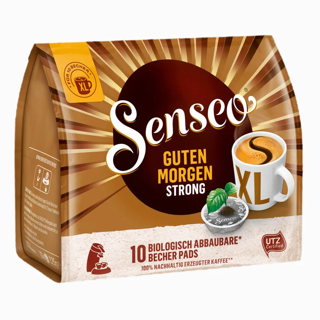Senseo, Kaffeepads, Guten Morgen Strong XL, 10 Er, 125 G 4 Senseo, Kaffeepads, Guten Morgen Strong XL, 10 Er, 125 G – Bild 2