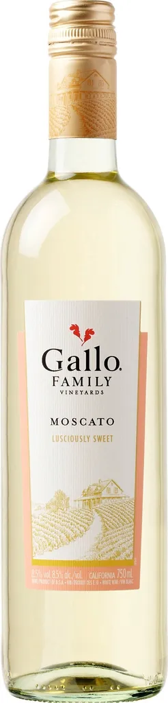 Gallo Family Vineyards Moscato Süß | 8,5 % Vol | 0,75 L