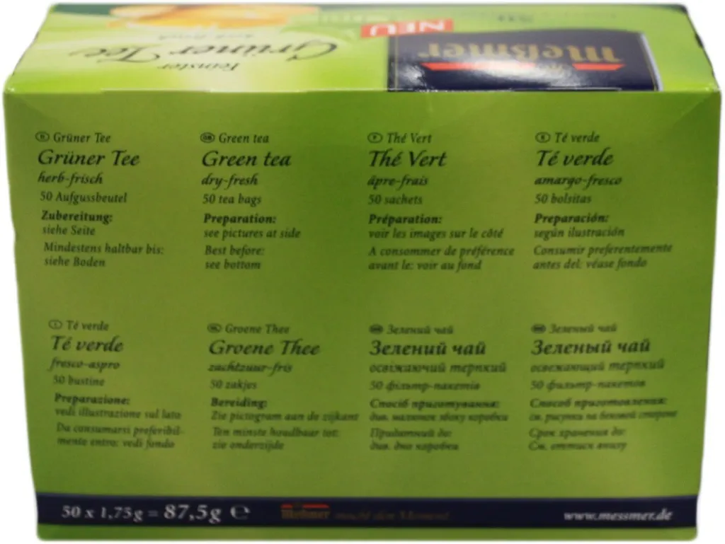 Meßmer Grüner Tee Herb Frischer Genuss 50 Teebeutel Traditionell 87g 10 Meßmer Grüner Tee Herb Frischer Genuss 50 Teebeutel Traditionell 87g – Bild 8