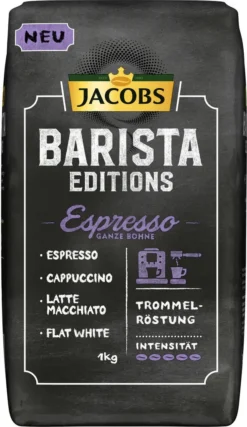 JACOBS Kaffeebohnen Barista Editions Espresso 3 Kg Espressobohnen + 1 Jacobs Barista Becher +1 Dose 13 JACOBS Kaffeebohnen Barista Editions Espresso 3 Kg Espressobohnen + 1 Jacobs Barista Becher +1 Dose -Drink World Store b9ef424a24f203bd06de4d4ae9ae8f96