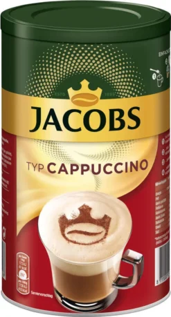 JACOBS Typ Cappuccino 6 X 400 G Dosen Feine Cremigkeit - Viel Schaum 14 JACOBS Typ Cappuccino 6 X 400 G Dosen Feine Cremigkeit - Viel Schaum -Drink World Store ba86bd638735409fe2e8540272b42b09