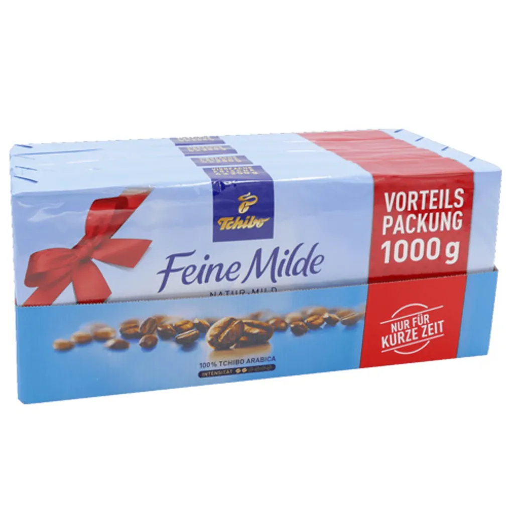 Tchibo - Feine Milde Gemahlener Kaffee Vorteilspackung - 4x 1 Kg 3 Tchibo - Feine Milde Gemahlener Kaffee Vorteilspackung - 4x 1 Kg