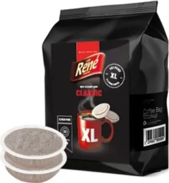 Café René Classic (Große Tasse)20 Pads Für Senseo