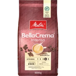 MELITTA Ganze Kaffeebohnen BellaCrema Intenso 1 Kg Starkes Aroma Intensiv 10 MELITTA Ganze Kaffeebohnen BellaCrema Intenso 1 Kg Starkes Aroma Intensiv -Drink World Store bd1854e266eec71dcf5dc8e7d7d9c62d