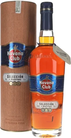 Havana Club Selección De Maestros Triple Barrel Aged Rum In Geschenkpackung Kuba | 45 % Vol | 0,7 L -Drink World Store bd458f2bfad30b6e9bd32e5bcaea2450