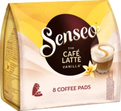 Senseo Café Latte Vanilla 10er Pack Kaffee Pads 10x 8 Pads, 80 Getränke 16 Senseo Café Latte Vanilla 10er Pack Kaffee Pads 10x 8 Pads, 80 Getränke -Drink World Store be323b0f751eb12b35131df40005d1d3