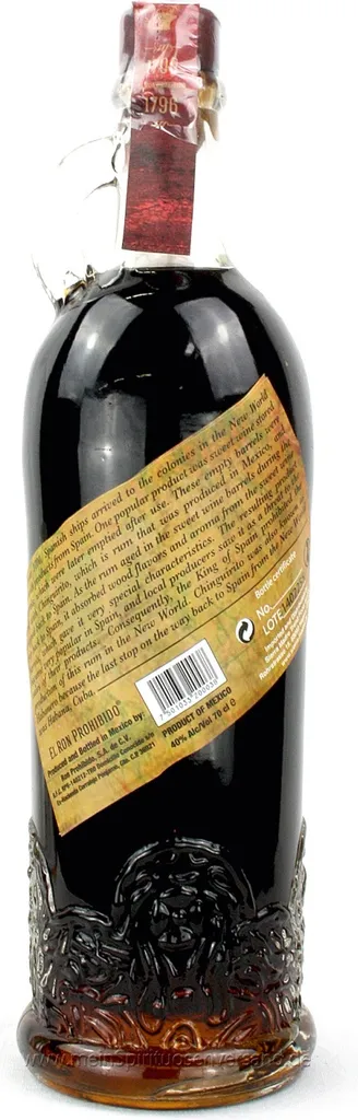 El Ron Prohibido Rum Solera 12 Jahre Mexican Rum | 40 % Vol | 0,7 L 4 El Ron Prohibido Rum Solera 12 Jahre Mexican Rum | 40 % Vol | 0,7 L – Bild 2