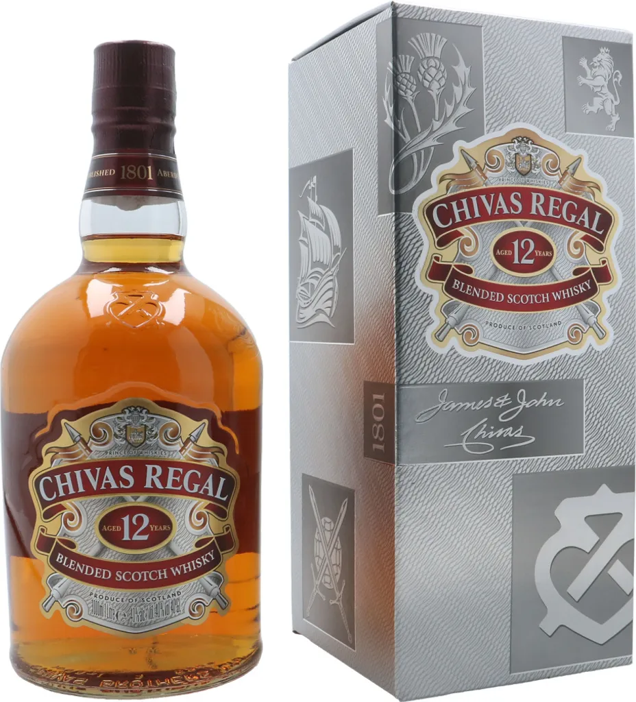 Chivas Regal 12 Years Old Scotch Whisky 40% 1,0L 8 Chivas Regal 12 Years Old Scotch Whisky 40% 1,0L – Bild 6