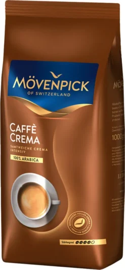 Mövenpick Caffè Crema | Ganze Bohne | 1000g -Drink World Store c25eac309bb7875fe63ea1b1d4507926