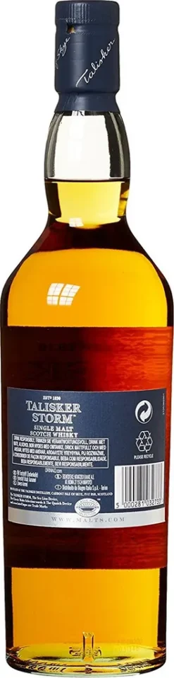 Talisker Storm Single Malt Scotch Whisky In Geschenkpackung | 45,8 % Vol | 0,7 L -Drink World Store c3efb6e9c8f047a916135a527e00484d