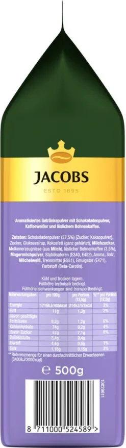 JACOBS Momente Typ Choco Cappuccino Mit Milka 12 X 500 G Beutel -Drink World Store c66654a5117106b0dff0eaf95fb755fd