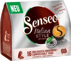 SENSEO Pads Italian Style Senseopads UTZ 80 Getränke Kaffeepads -Drink World Store c6b109c25f5dbd91d92bacf28c3d0aa3