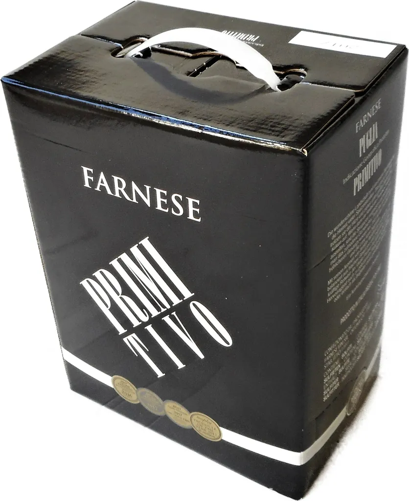 Primitivo Puglia IGP 2021 Bag-in-Box 5l, Farnese 3 Primitivo Puglia IGP 2021 Bag-in-Box 5l, Farnese