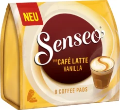 Senseo Café Latte Vanilla 10er Pack Kaffee Pads 10x 8 Pads, 80 Getränke 23 Senseo Café Latte Vanilla 10er Pack Kaffee Pads 10x 8 Pads, 80 Getränke -Drink World Store cbaf4e34bba8791a2eb8bc04e3672d3a