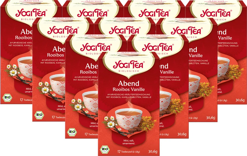 10 X BIO YOGI TEA Abend Rooibos Vanille | 10x30,6g 3 10 X BIO YOGI TEA Abend Rooibos Vanille | 10x30,6g