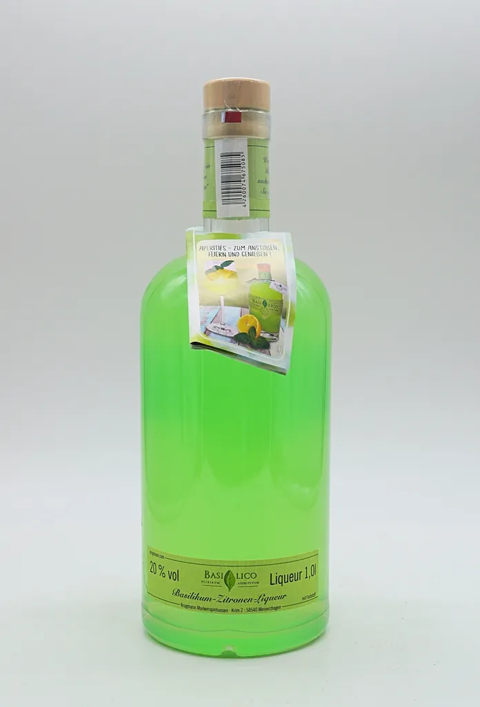 Basilikum Zitronen Liqueur 1 L 4 Basilikum Zitronen Liqueur 1 L – Bild 2