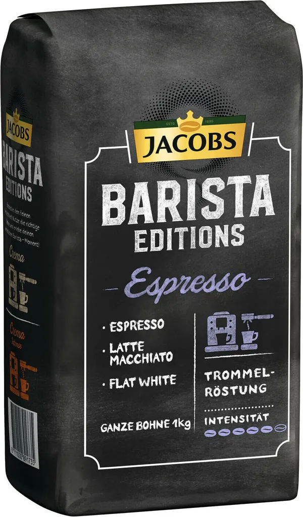 JACOBS Kaffeebohnen Barista Editions Espresso 3 Kg Espressobohnen + 1 Jacobs Barista Becher +1 Dose 6 JACOBS Kaffeebohnen Barista Editions Espresso 3 Kg Espressobohnen + 1 Jacobs Barista Becher +1 Dose – Bild 4