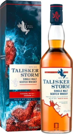 Talisker Storm Single Malt Scotch Whisky In Geschenkpackung | 45,8 % Vol | 0,7 L -Drink World Store d00b7b8aa58f9b9d51514f42093d3537