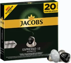 JACOBS Kapseln Espresso Ristretto 200 Nespresso Kompatible Kaffeekapseln 10 JACOBS Kapseln Espresso Ristretto 200 Nespresso Kompatible Kaffeekapseln -Drink World Store d078a7662c070c48e325b7a2d4780568