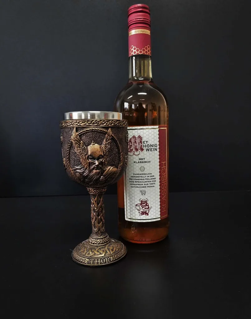 Geschenkset Kelch Thor Inklusive Honigwein - Klassisch Lieblich 3 Geschenkset Kelch Thor Inklusive Honigwein - Klassisch Lieblich