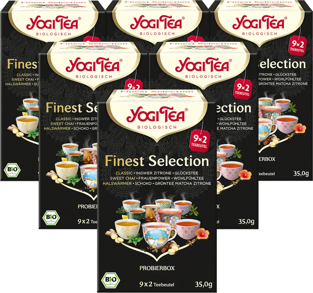 Yogi Tea Finest Selection Yogi Tea 18 Stk 5 Yogi Tea Finest Selection Yogi Tea 18 Stk – Bild 3